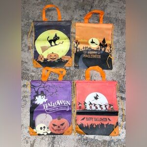 Halloween trick-or-treat drawstring bags